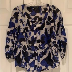 Bcbg cotton and silk blouse